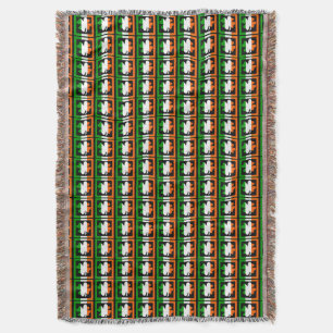 Couverture Motif Shamrock celte