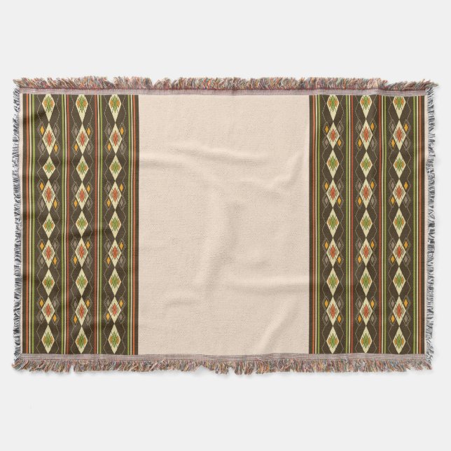 Couverture Motif Tebeb Éthiopien (Devant)