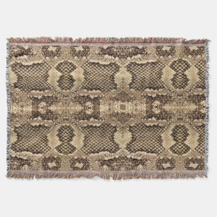 Couverture Motif texture poster de animal de peau de serpent 