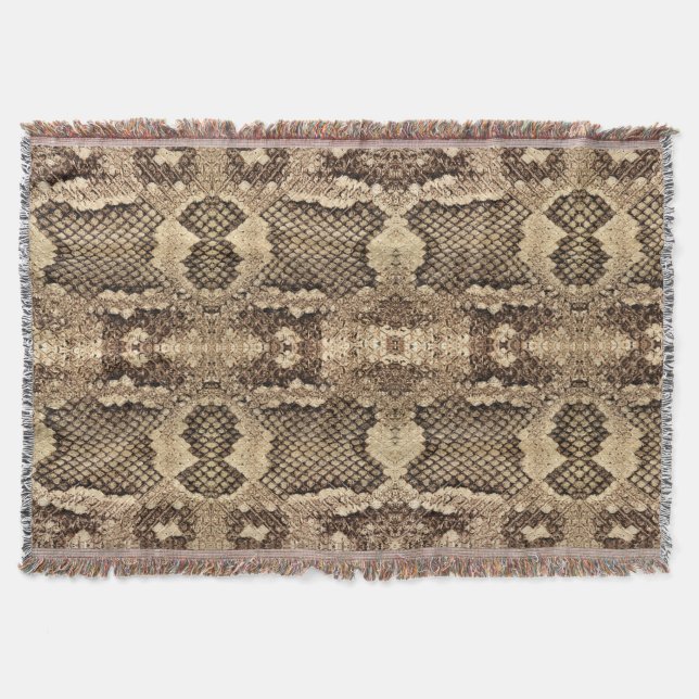Couverture Motif texture poster de animal de peau de serpent  (Devant)
