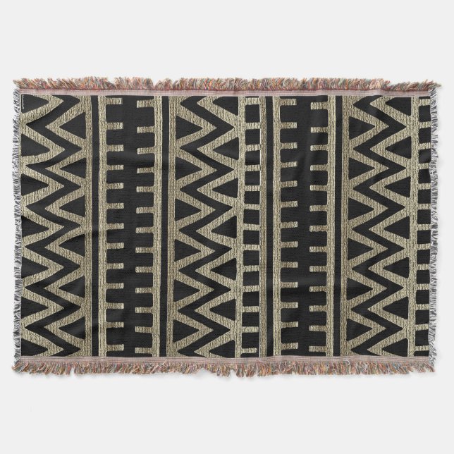 Couverture Motif tribal africain (Devant)