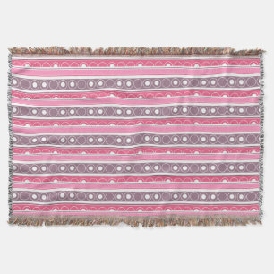 Couverture Motif trié avec cercles et anneaux style rétro