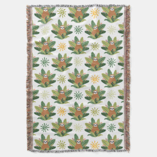 Couverture Motif tropical de paresse