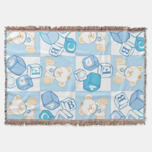 Couverture Motif vérifié d'ours de nounours
