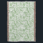 Couverture Motif vert de biologie<br><div class="desc">Caractéristiques de conception ce qu'un motif de diverses images s'est rapportées à la biologie et au champ médical.</div>