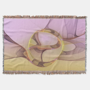 Couverture Motions Abstraites Art moderne rose or fractal