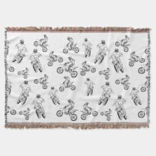 Couverture Moto Cross Motif
