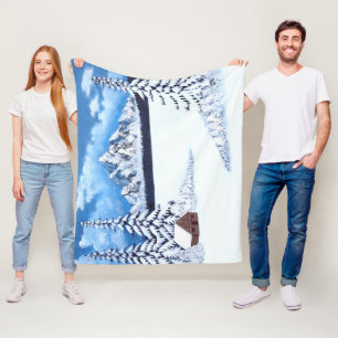 Couverture moyenne en polaire Winter Wonde