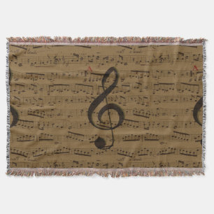 Couverture Musical Treble Clef Sheet Musique Classique