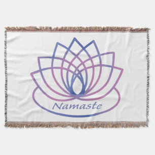 Couverture Namaste Purple et Pink Lotus Flower
