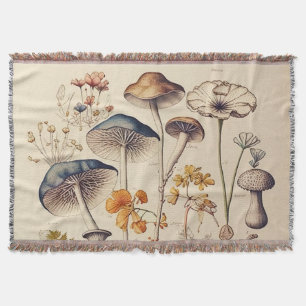 Couverture Naturaliste de champignons vintages