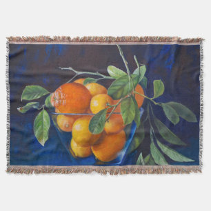 Couverture Nature morte avec citrons et branche d'orange