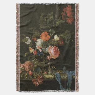 Couverture Nature morte florale Fleurs dans un vase, baroque 