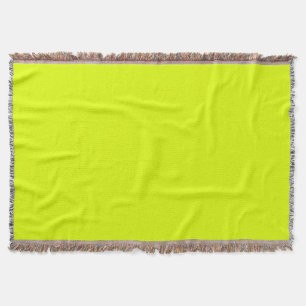 Couverture Neon Chartreuse couleur solide Classique