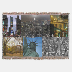 Couverture New York Blanket New York Landmark Souvenir cadeau