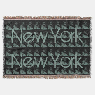 Couverture New York Blanket NYC Statue de la Liberté Blanket