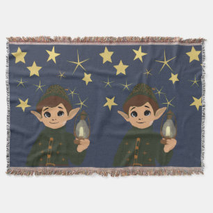 Couverture Noël Adorable Elfe et Nuit Étoilée