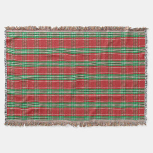 Couverture Noël Agritourisme vacances Rouge Russe Plaid