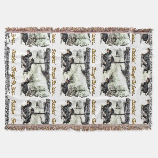 Couverture Noël Dachshund (Devant)