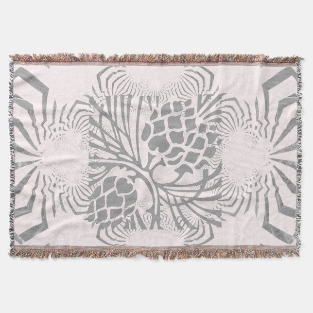 Couverture Noël De Neige Beau Extraordinaire Floral (Devant)