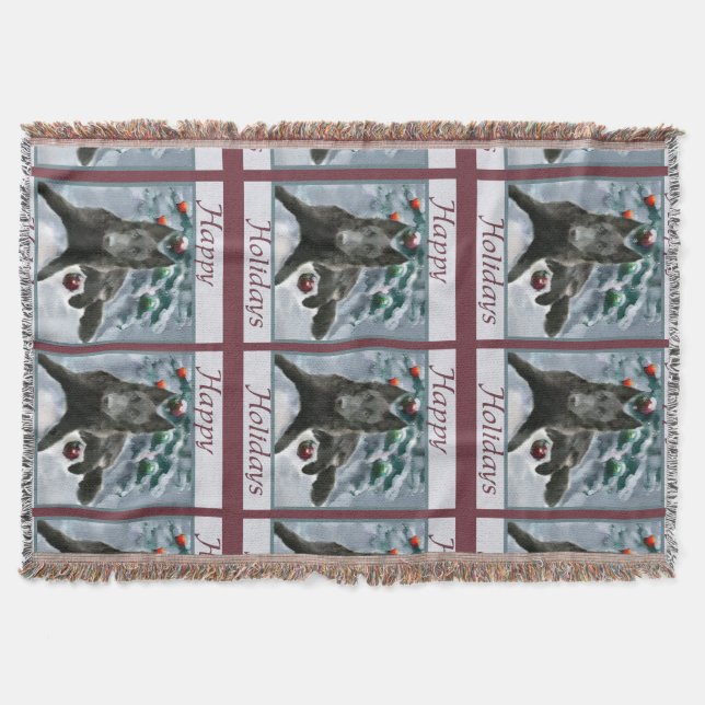 Couverture Noël du chien de berge belge (Devant)