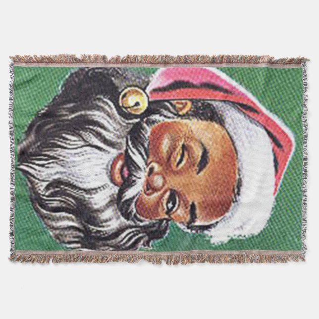 Couverture Noël noir du Père Noël afro-américain (Devant)