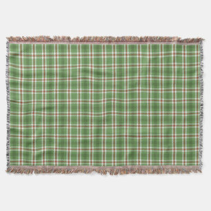 Couverture Noël Vert Russe Vacances Agritourisme Plaid