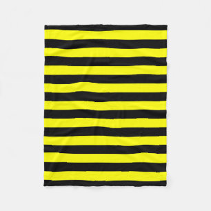 Couverture noire et jaune d'ouatine de motif de
