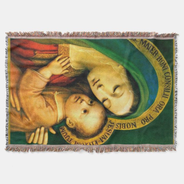 Couverture Notre-Dame Vierge Marie de la bonne avocate Blanke (Devant)