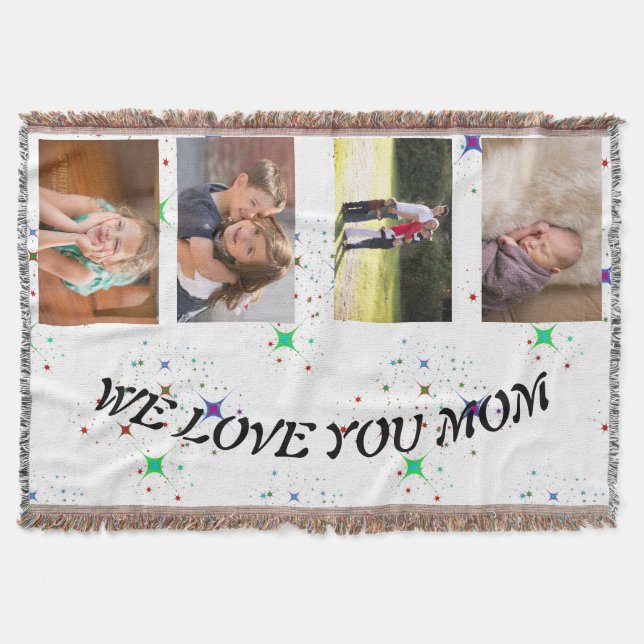 Couverture Nous vous aimons Maman Bannière de photo étoilée D (Devant)