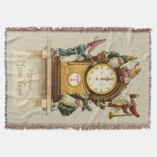 Couverture Nouvel an vintage les génomes jettent une couvertu