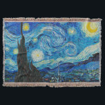 Couverture Nuit étoilée par Van Gogh,<br><div class="desc">Le célèbre tableau de Van Gogh,  Starry Night.</div>