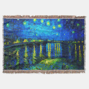 Couverture Nuit étoilée sur le Rhône par Vincent Van Gogh