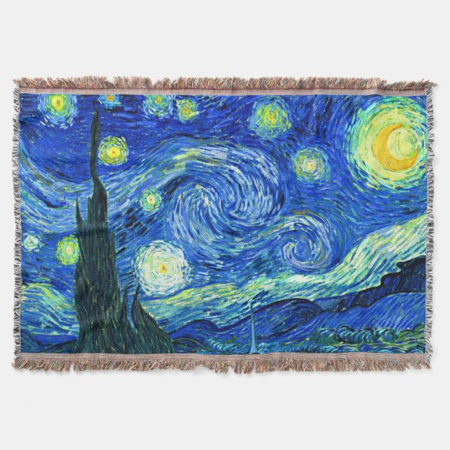 Couverture Nuit Van Gogh Starry (Devant)