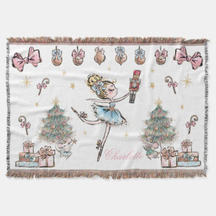 Couverture Nutcracker Christmas Ballet Dance Baby Girl The