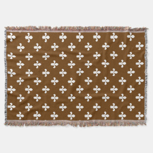 Couverture Nutmeg Neutral Fleur de Lys