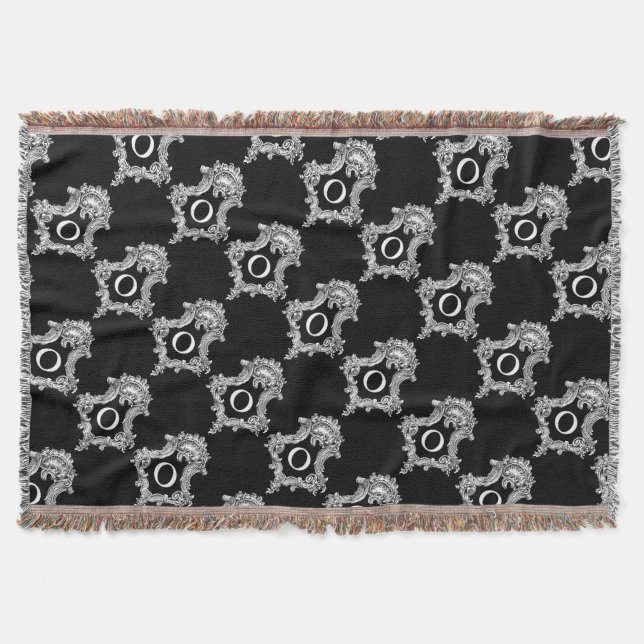 Couverture O Fourchette initiale de jeton de monogramme (Devant)