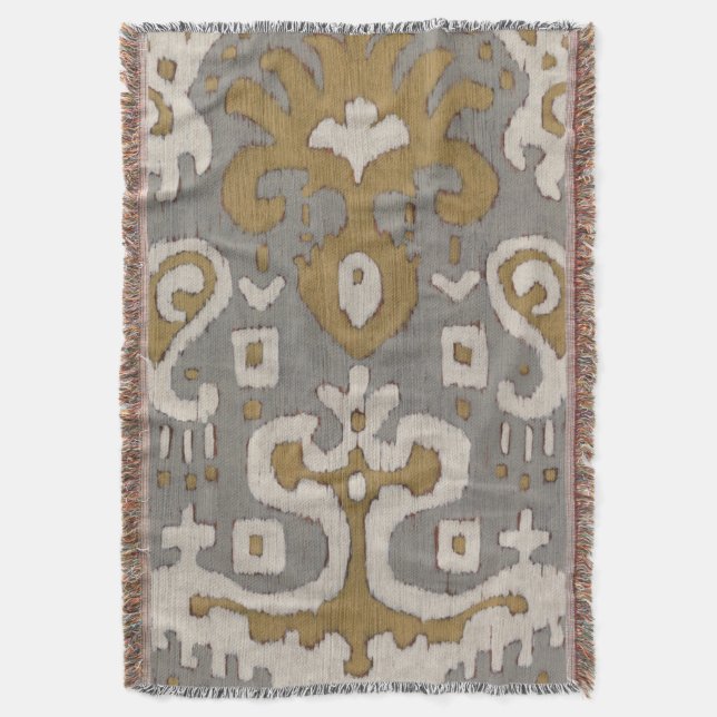 Couverture Ochre Ikat I (devant Vertical)