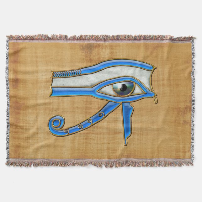 Couverture OEil bleu de Horus, ancien jet d'or égyptien (Devant)