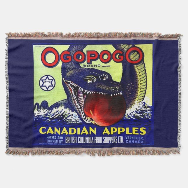 Couverture Ogopogo Cartes de fruits canadiennes étiquette imp (Devant)