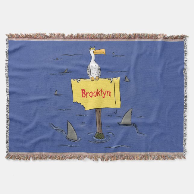 Couverture Oiseau de mer amusant entouré de dessins animés de (Devant)