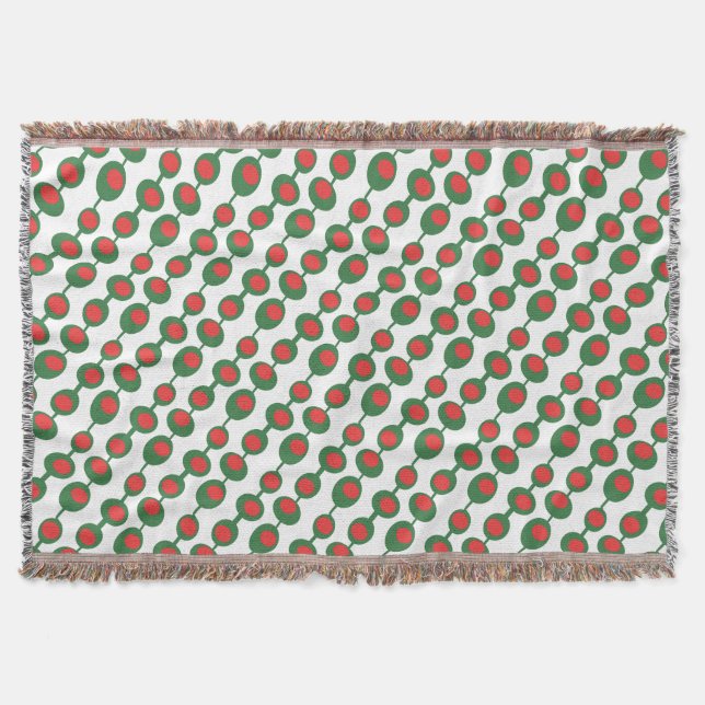 Couverture Olives Atomiques Motif Milieu de Siècle (Devant)