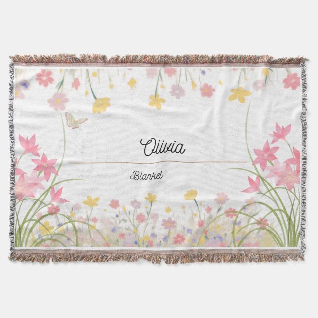 Couverture olivia treandy  Plaid pour 2026 (Devant)