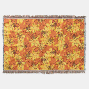 Couverture Olowalu Hibiscus Hawaiian Camo Jeter des couvertur