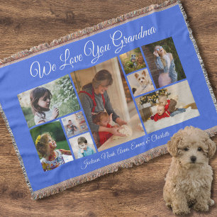 Couverture On t'aime grand-mère Royal Blue 9 Photo