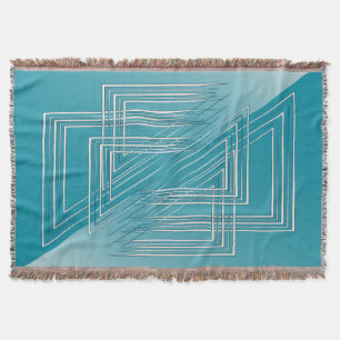 Couverture Opal Turquoise blanc
