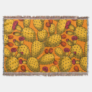 Couverture Opuntie de floraison en jaune