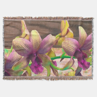 Couverture Orchidées en floraison