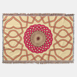 Couverture Organic Mandala Spiral Design