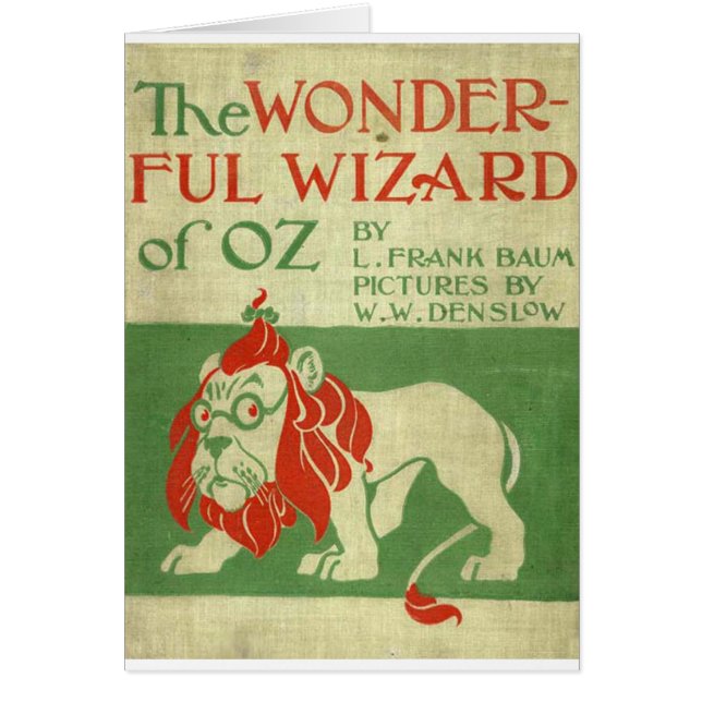 Couverture originale de magicien d'Oz (Devant)